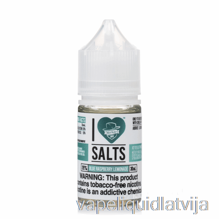 Zilā Aveņu Limonāde - I Love Salts - 30ml 25mg Vape šķidrums